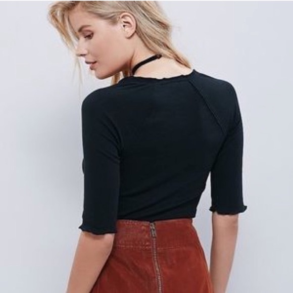 Free People Sweetheart Neckline Crop Top - Picture 2 of 4